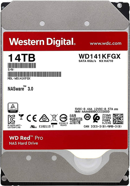 DYSK HDD WESTERN DIGITAL RED PRO WD141KFGX 14TB