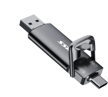 Dysk przenośny SSD SSK SD310 PRO 512GB USB Typu C i A 1000MB/s (B)