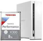 Serwer plików NAS Qnap TS-133 8TB Toshiba Performance X300