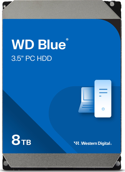 Dysk HDD WD Blue 8TB 3.5" SATA III (WD80EAZZ) USZKODZONY