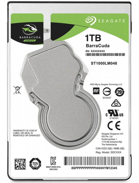 Dysk HDD Seagate BarraCuda ST1000LM048 1TB (U)