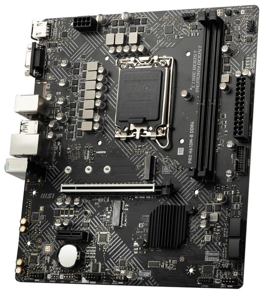 Płyta główna mATX MSI Pro H610M-B (Socket 1700) (U)(W)(B)