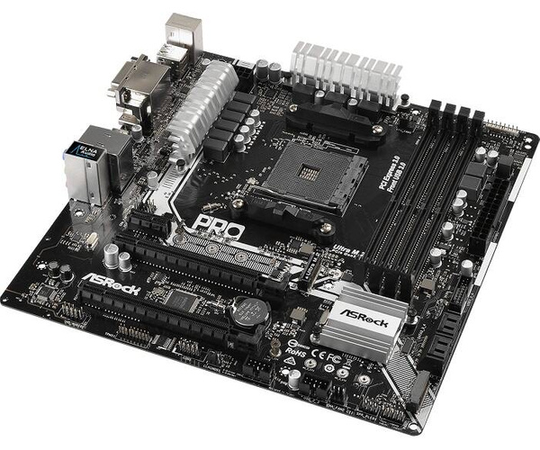 Płyta główna ATX ASRock X370 Pro4 (X370 PRO4) USZKODZONA