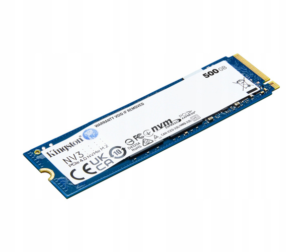 Dysk SSD Kingston SNV3S 500GB M.2 2280 PCI-E x4 Gen4 NVMe (SNV3S/500G)