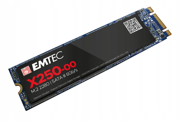 Emtec SSD M.2 Sata X250 2TB Intern  USZKODZONY (ECSSD2TX250)