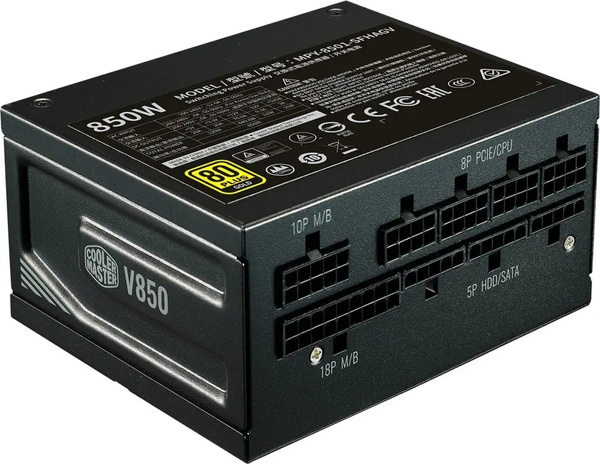 Zasilacz Cooler Master  V850 SFX Gold, 850W (W)(B) (MPY-8501-SFHAGV-EU)