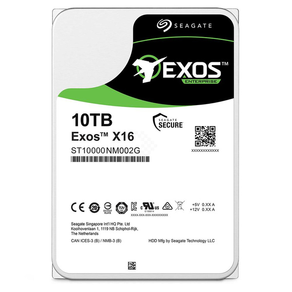 Dysk serwerowy SAS HDD Seagate Exos X16 ST10000NM002G 10TB