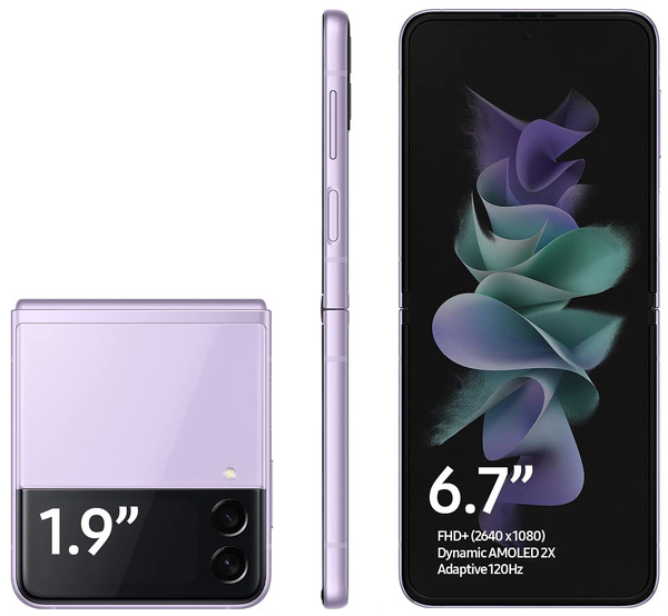 Smartfon Samsung Galaxy Z Flip 3 5G Fioletowy (USZKODZONY)