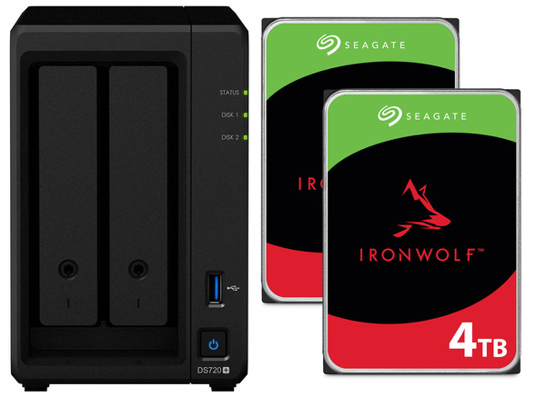 Serwer NAS Synology DiskStation DS720+ 8TB HDD (2x4TB)