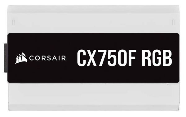 Modularny zasilacz ATX Corsair CX750F RGB White 80 Plus Brozne 750W (CP-9020227-EU) (U)