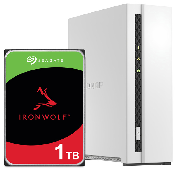 Serwer plików NAS Qnap TS-133 1TB Seagate IronWolf