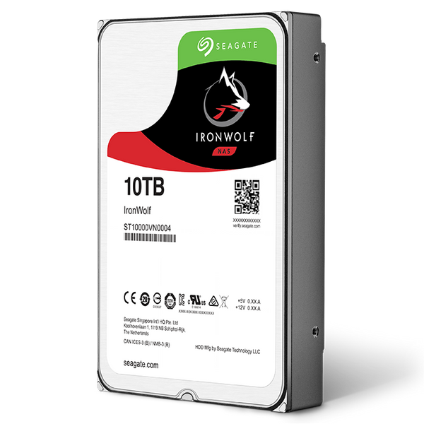 Dysk HDD 10TB Seagate IronWolf ST10000VN0004 SATA III USZKODZONY