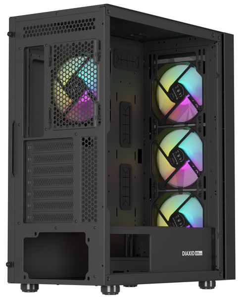 Obudowa komputerowa Midi Tower Genesis Diaxid 605 ARGB