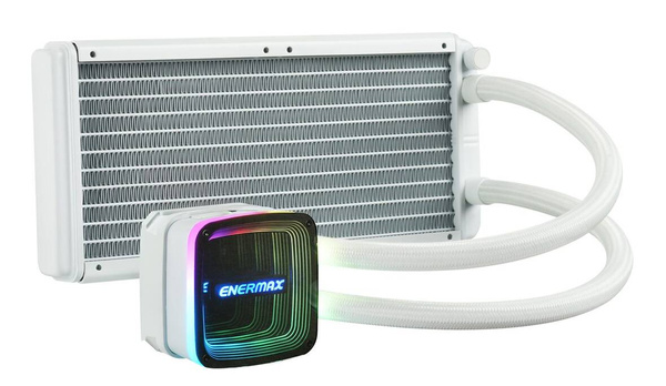 Chłodzenie wodne Enermax Aquafusion 240 Snow (ELC-AQF240-SQA-W) USZKODZONE