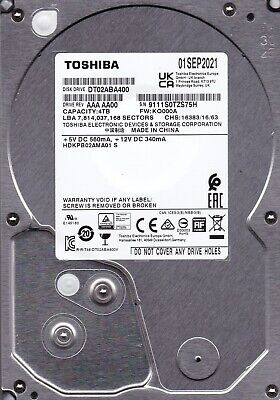 Dysk twardy Toshiba HDKPB02AMA01 4TB SATA III 3,5" USZKODZONY