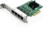 Karta sieciowa NIC 100M/1000M/2.5G 4-Port RJ-45 Realtek RTL8125BG