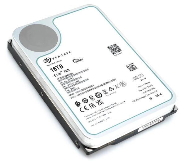 Dysk HDD 3.5" Seagate Exos X20 ST16000NM000D 16TB 7200 SATA III Uszkodzony