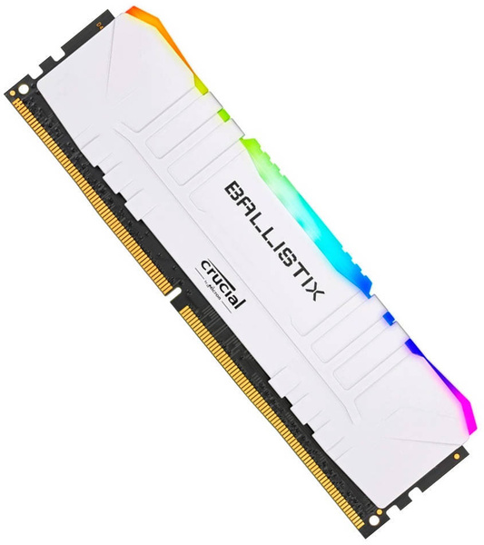 Pamięć RAM Crucial Ballistix RGB White 8GB DDR4 3600MHz CL16 (BL8G36C16U4WL)