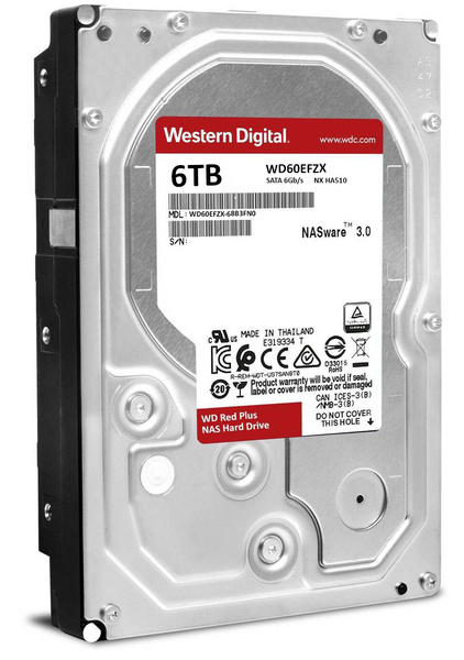 DYSK HDD 3.5 WESTERN DIGITAL RED PLUS WD60EFZX 6TB