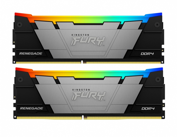 Pamięć RAM Kingston Fury Renegade RGB DDR4 64GB 3600MHz CL18 (KF436C18RB2AK2/64)