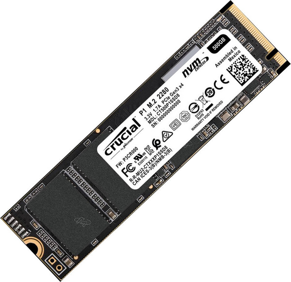 Dysk SSD M.2 NVMe Crucial P1 500GB (CT500P1SSD8) (U)