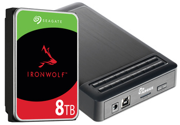 Szyfrowany dysk przenośny 8TB Argus GD-35LK01 USB 3.0 (IronWolf ST8000VN002)