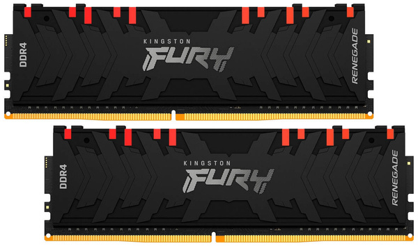 PAMIĘĆ RAM KINGSTON FURY RENEGADE RGB 16GB (2x8GB) DDR4 3200MHz CL16 (KF432C16RBAK2/16)