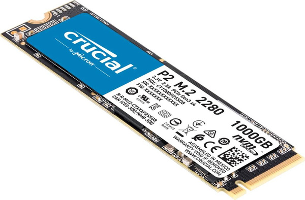 Dysk SSD M.2 NVMe Crucial P2 1TB (CT1000P2SSD8) (U)