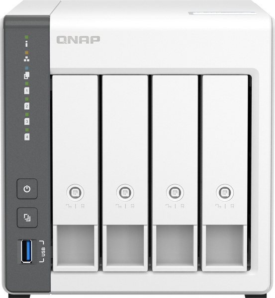 Serwer NAS Qnap TS-433 24TB (4x6TB) Seagate IronWolf / 4GB RAM