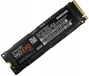 Dysk SSD SAMSUNG 960 EVO 250GB M2 NVMe (Samsung MZ-V6E250BW)