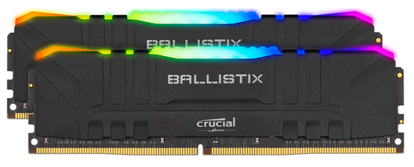 PAMIĘĆ RAM CRUCIAL BALLISTIX RGB 32GB (2x16GB) DDR4 3200MHz CL16 BL2K16G32C16U4BL