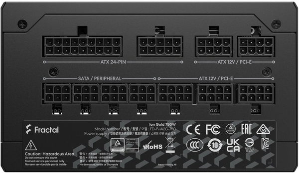 Zasilacz Fractal design Ion Gold 750 W 80 PLUS Gold (FD-P-IA2G-750)