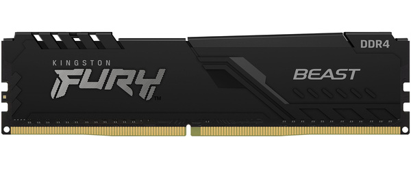 Pamięć RAM Kingston Fury Beast DDR4 16GB 3200MHz CL16 USZKODZONY