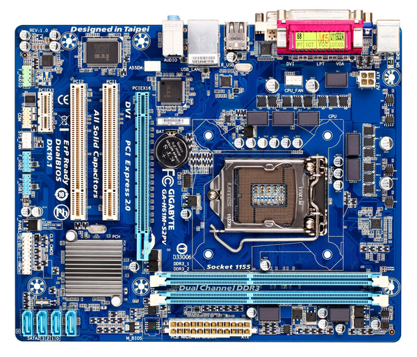 PŁYTA GŁÓWNA GIGABYTE GA-H61M-S2PV s.1155 DDR3 1333MHz 2-3GEN (U)