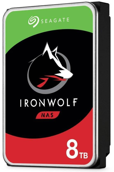 Dysk HDD Seagate 8TB Ironwolf NAS SATA III 3.5" 7200RPM (ST8000VN004)