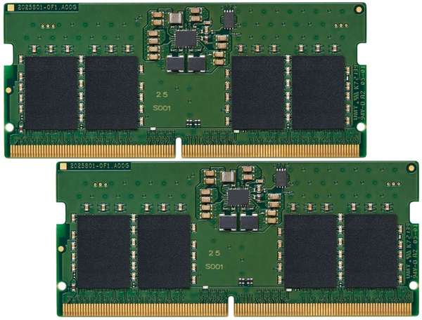 Pamięć RAM SODIMM Kingston ValueRAM 16GB (2x8GB) DDR5 4800MHz CL40 (KVR48S40BS6K2-16)