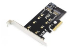 KartKarta rozszerzeń NVMe SSD M.2 2x do gniazd PCIe 3.0 (DS-33170)