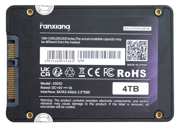 Dysk SSD Fanxiang S101Q 4TB 2,5" SATA III (SATA SSD - 4TB - S101Q)