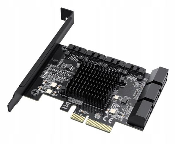 Kontroler 10x SATA III 6 Gbit/s PCI-E x4