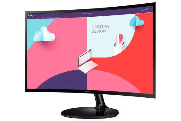 Zakrzywiony Monitor Samsung Essential S3 24” 100Hz FHD S36GD LS24D360GAUXEN