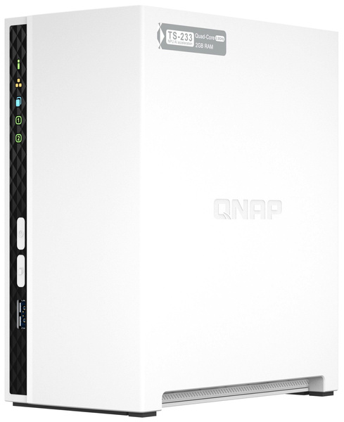 Serwer NAS Qnap TS-233 8TB (2x4TB) WD RED PRO