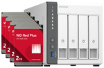 Serwer NAS Qnap TS-433 8TB (4x2TB) WD RED Plus / 4GB RAM