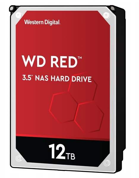 Serwerowy dysk HDD 3.5" Western Digital RED WD120EFAX 12TB USZKODZONY