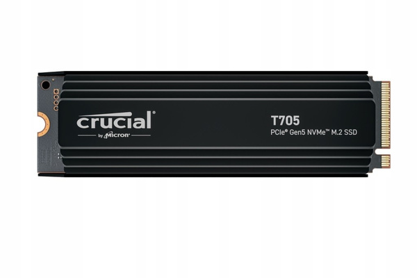 Dysk SSD Crucial T705 1TB M.2 NVMe 2280 PCIe 5.0 (CT1000T705SSD3) USZKODZONY