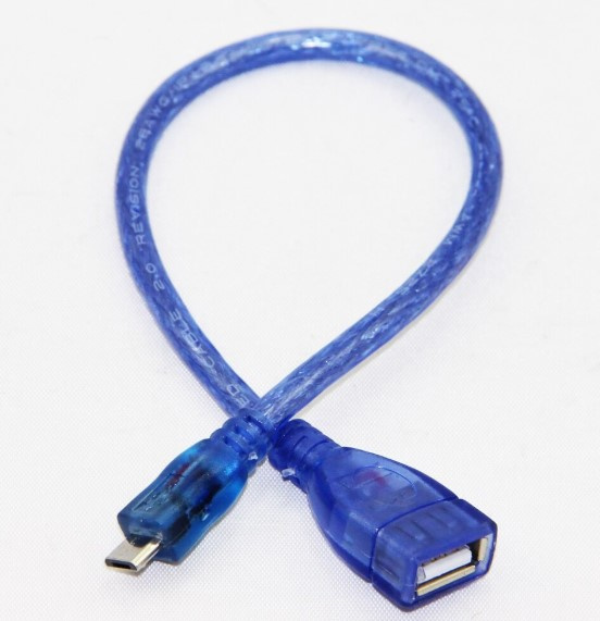 PRZEWÓD OTG HOST micro USB do USB żeńskie 