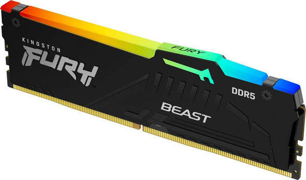 Pamięć RAM Kingston Fury Beast RGB DDR5 16GB 5600MHz CL36 (KF556C36BBEA-16)