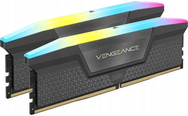 Pamięć RAM Corsair DDR5 32 GB Vengeance RGB 5600 MHz CL36.00 (CMH32GX5M2B5600Z36K) USZKODZONE