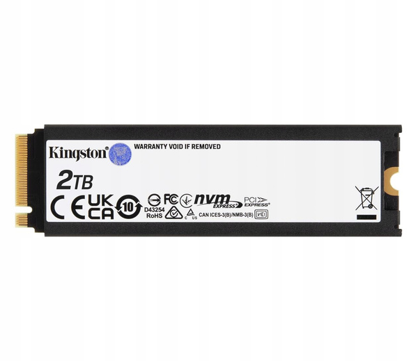Dysk SSD Kingston Fury Renegade 4TB M.2 PCI-E x4 Gen4 NVMe (SFYRDK/4000G)
