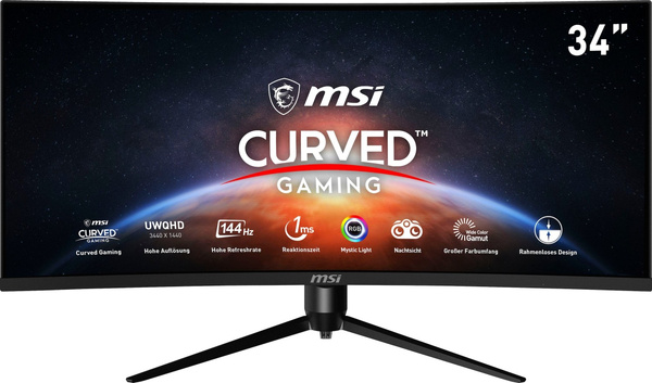 Monitor MSI Curved Gaming MAG342CQR (W) (U)