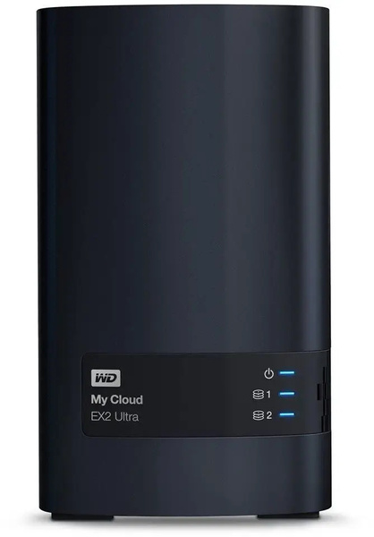 Western Digital my cloud EX2 ultra nas 8 TB Marvell Armada 385 1.3 Ghz 1 GB (WDBVBZ0080JCH-EESN) USZKODZONY